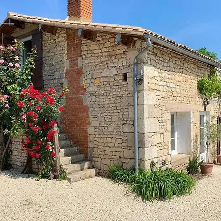 Chalet Des Loups Echire Exterior photo